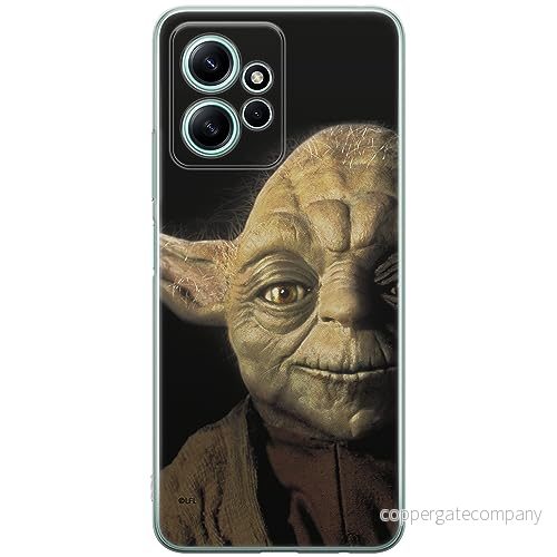 ERT GROUP mobiltelefonfodral för Xiaomi REDMI NOTE 12 4G originalt och officiellt licensierat Star Wars mönster Yoda 004 optimalt anpassad till formen på mobiltelefonen, fodral tillverkad av TPU plast 5905511953539