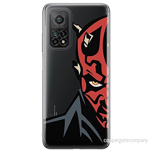 ERT GROUP mobiltelefonfodral för Xiaomi MI 10T 5G / PRO originalt och officiellt licensierat Star Wars mönster Darth Maul 003 anpassad till formen på mobiltelefonen, gedeeltelijk transparant 5903040347294