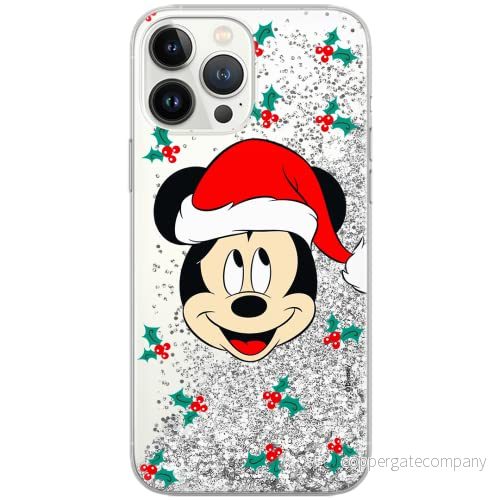 ERT GROUP mobiltelefonfodral för Apple Iphone 7 PLUS/ 8 PLUS originalt och officiellt licensierat Disney mönster Mickey 040 Vit anpassad till formen på mobiltelefonen, med glitter overflow effekt 5903932079166