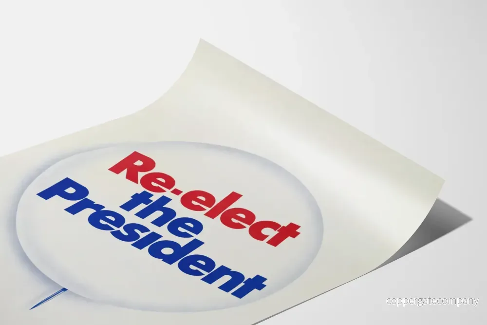 Vintage valaffisch Re-elect the President - Bild 3
