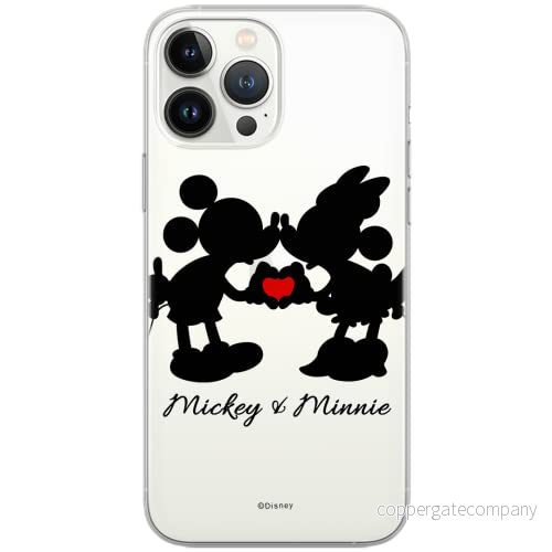 ERT GROUP mobiltelefonfodral för Apple Iphone 6/6S originalt och officiellt licensierat Disney mönster Mickey & Minnie 003 Vit optimalt anpassad till formen på mobiltelefonen, gedeeltelijk transparant 5902980565287