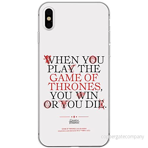 ERT GROUP mobiltelefonfodral för Apple Iphone XS Max originalt och officiellt licensierat Game od Thrones mönster of 009, fodral tillverkad av TPU plast 5903932674477