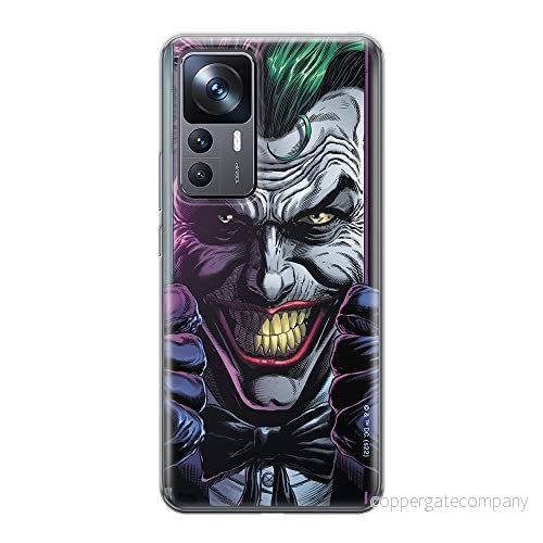 ERT GROUP mobiltelefonfodral för Xiaomi 12T/12T pro/K50 Ultra originalt och officiellt licensierat DC mönster Joker 015 optimalt anpassad till formen på mobiltelefonen, fodral tillverkad av TPU plast 5905511570897