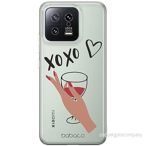 ERT GROUP mobiltelefonfodral för Xiaomi 13 originalt och officiellt licensierat Babaco mönster XOXO 001 optimalt anpassad till formen på mobiltelefonen, gedeeltelijk transparant 5905511904203