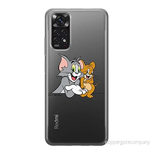 ERT GROUP mobiltelefonfodral för Xiaomi REDMI NOTE 11S 4G / 11 originalt och officiellt licensierat Tom & Jerry mönster 005, gedeeltelijk transparant 5905511567200