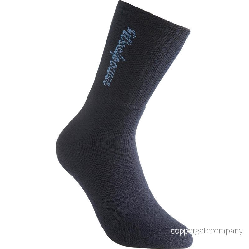 Woolpower Socks Classic Logo 400 Dark Navy 7317430025040