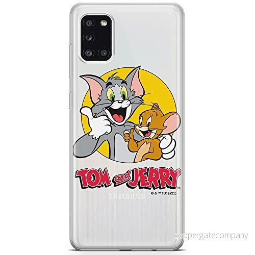 ERT GROUP mobiltelefonfodral för Samsung A31 originalt och officiellt licensierat Tom and Jerry mönster 013 optimalt anpassad till formen på mobiltelefonen, gedeeltelijk transparant 5904805276392