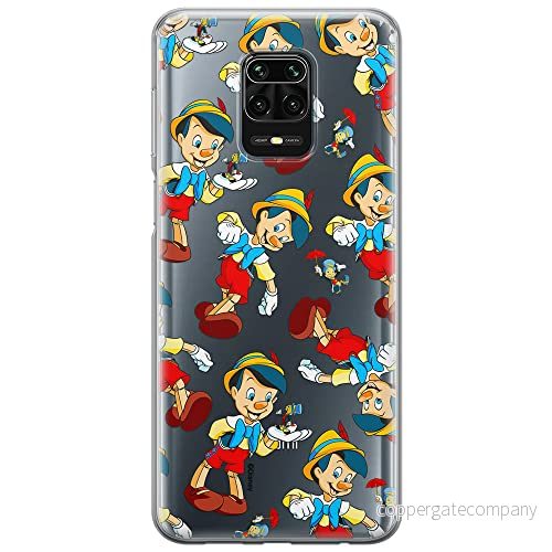 ERT GROUP mobiltelefonfodral för Xiaomi REDMI NOTE 9 PRO/ 9S originalt och officiellt licensierat Disney mönster Pinocchio 002 optimalt anpassad till formen på mobiltelefonen, gedeeltelijk transparant 5905131814579