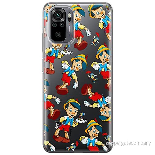 ERT GROUP mobiltelefonfodral för Xiaomi REDMI NOTE 10/ 10S originalt och officiellt licensierat Disney mönster Pinocchio 002 optimalt anpassad till formen på mobiltelefonen, gedeeltelijk transparant 5905131815019