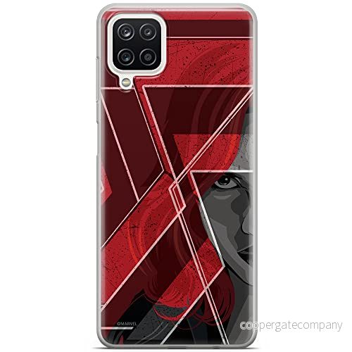 ERT GROUP mobiltelefonfodral för Samsung A12 / M12 originalt och officiellt licensierat Marvel mönster Black Widow 002 optimalt anpassad till formen på mobiltelefonen, fodral tillverkad av TPU plast 5903040101780