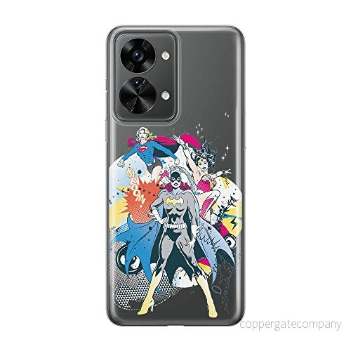 ERT GROUP mobiltelefonfodral för Oneplus NORD 2T 5G originalt och officiellt licensierat DC mönster Super Girls 001 optimalt anpassad till formen på mobiltelefonen, gedeeltelijk transparant 5905511279363