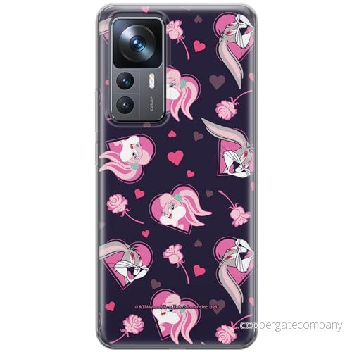 ERT GROUP mobiltelefonfodral för Xiaomi 12T/ 12T pro/ K50 Ultra originalt och officiellt licensierat Looney Tunes mönster Lola & Bugs 003, fodral tillverkad av TPU plast 5905795134785