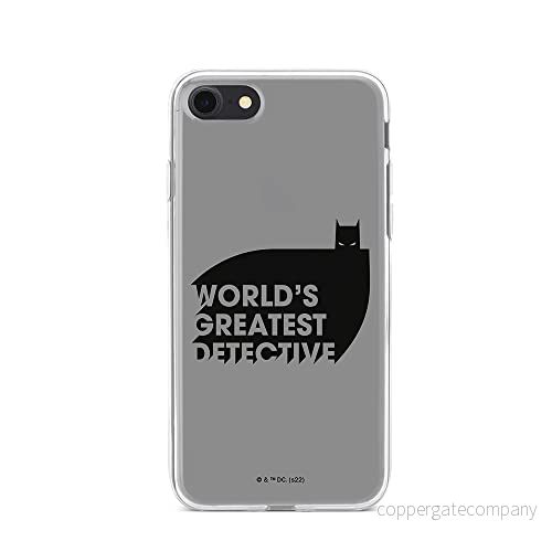ERT GROUP mobiltelefonfodral för Iphone 7/8/ SE 2/ 3 originalt och officiellt licensierat DC mönster Batman 051 optimalt anpassad till formen på mobiltelefonen, fodral tillverkad av TPU plast 5905131540225