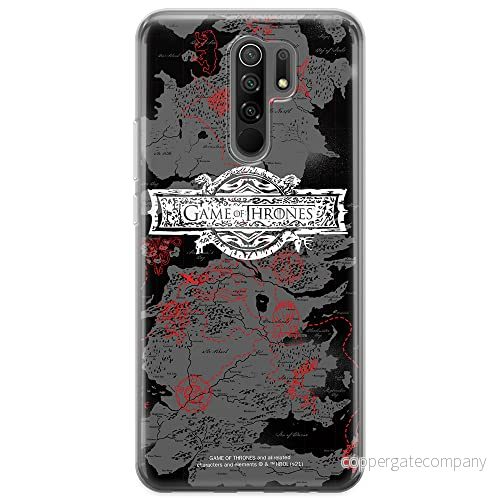 ERT GROUP mobiltelefonfodral för Xiaomi REDMI 9 originalt och officiellt licensierat Game od Thrones mönster of 010 anpassad till formen på mobiltelefonen, fodral tillverkad av TPU plast 5903932677386