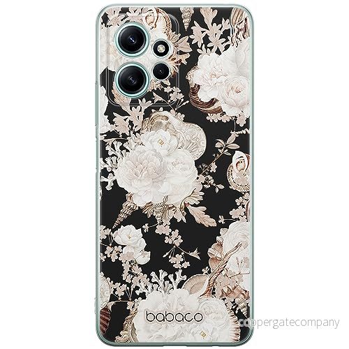 ERT GROUP mobiltelefonfodral för Xiaomi REDMI NOTE 12 4G originalt och officiellt licensierat Babaco mönster Flowers 044 optimalt anpassad till formen på mobiltelefonen, fodral tillverkad av TPU plast 5905511947231