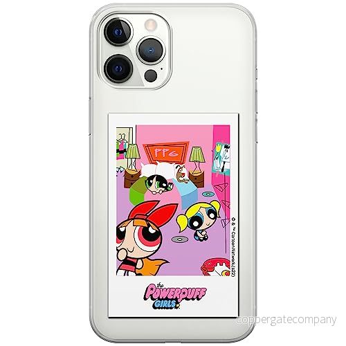 ERT GROUP mobiltelefonfodral för Iphone 12 PRO MAX originalt och officiellt licensierat The Powerpuff Girls mönster 021, gedeeltelijk transparant 5905511967819