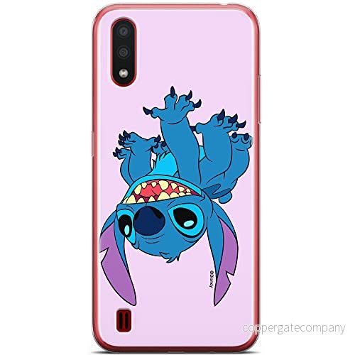 ERT GROUP mobiltelefonfodral för Samsung A01 originalt och officiellt licensierat Disney mönster Stitch 013 optimalt anpassad till formen på mobiltelefonen, fodral tillverkad av TPU plast 5905131200952