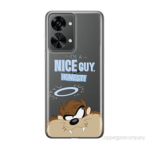ERT GROUP mobiltelefonfodral för Oneplus NORD 2T 5G originalt och officiellt licensierat Looney Tunes mönster Tasmanian 003 optimalt anpassad till formen på mobiltelefonen, gedeeltelijk transparant 5905511280819