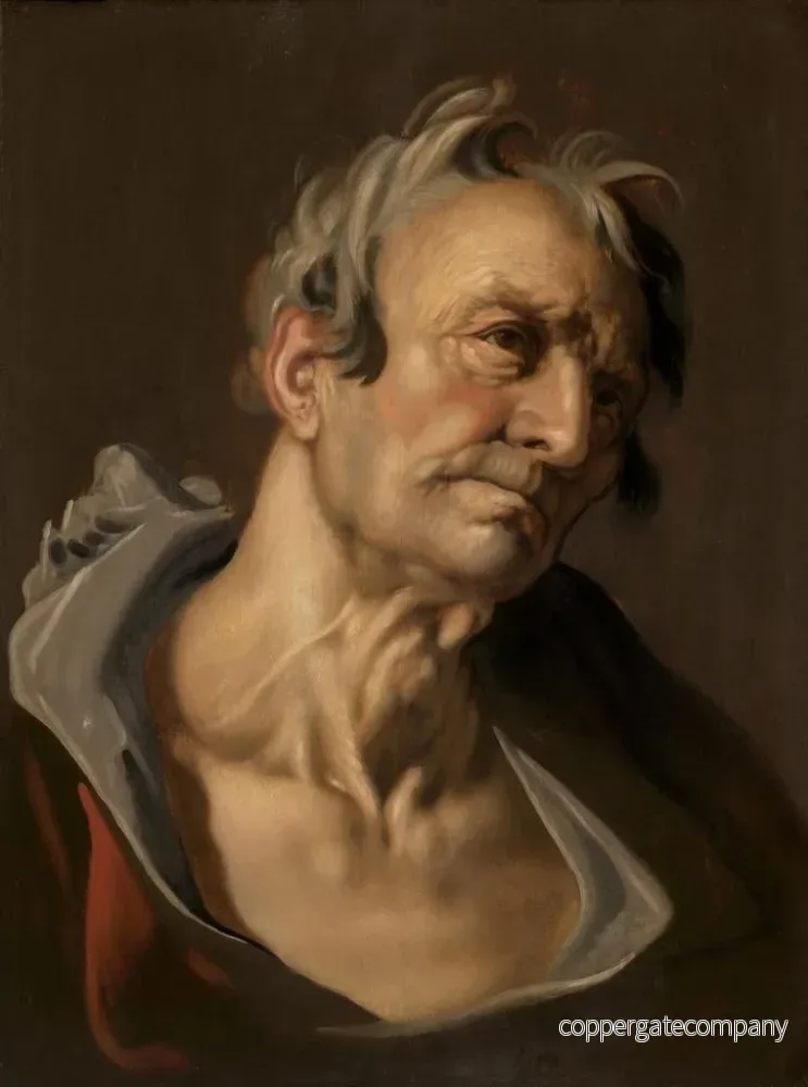 Målning Tête d'un vieil homme - Abraham Bloemaert | Konsttryck - Bild 2