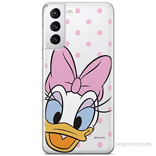 ERT GROUP mobiltelefonfodral för Samsung S21 originalt och officiellt licensierat Disney mönster Daisy 004 optimalt anpassad till formen på mobiltelefonen, gedeeltelijk transparant 5903932293975
