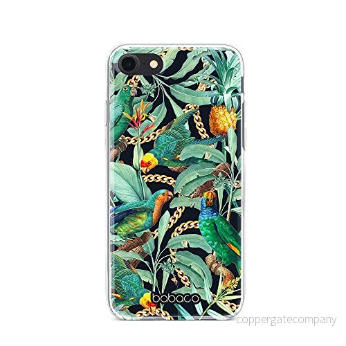 ERT GROUP mobiltelefonfodral för Iphone 7/8/ SE 2/ 3 originalt och officiellt licensierat Babaco mönster Flowers 058 optimalt anpassad till formen på mobiltelefonen, fodral tillverkad av TPU plast 5905131367518