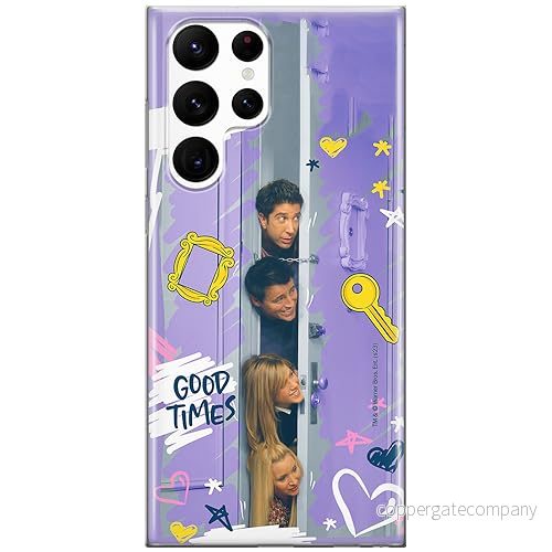 ERT GROUP mobiltelefonfodral för Samsung S22 ULTRA originalt och officiellt licensierat Friends mönster 036 optimalt anpassad till formen på mobiltelefonen, fodral tillverkad av TPU plast 5905795062972