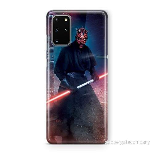 ERT GROUP mobiltelefonfodral för Samsung S20 PLUS / S11 originalt och officiellt licensierat Star Wars mönster Darth Maul 001 Vit anpassad till formen på mobiltelefonen, fodral tillverkad av TPU plast 5903537527611