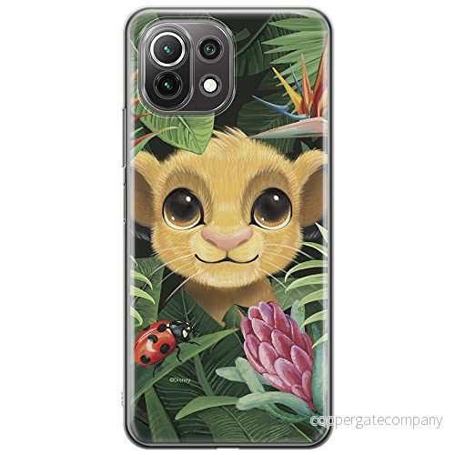 ERT GROUP mobiltelefonfodral för Xiaomi 11 LITE 4G/5G originalt och officiellt licensierat Disney mönster Simba & Friends 002, fodral tillverkad av TPU plast 5903932699258