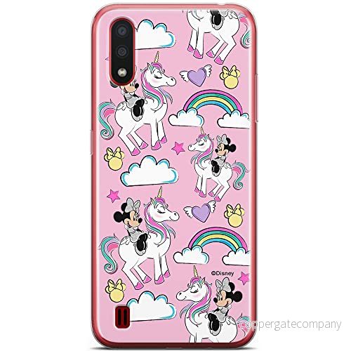 ERT GROUP mobiltelefonfodral för Samsung A01 originalt och officiellt licensierat Disney mönster Minnie 037 optimalt anpassad till formen på mobiltelefonen, fodral tillverkad av TPU plast 5904805425325