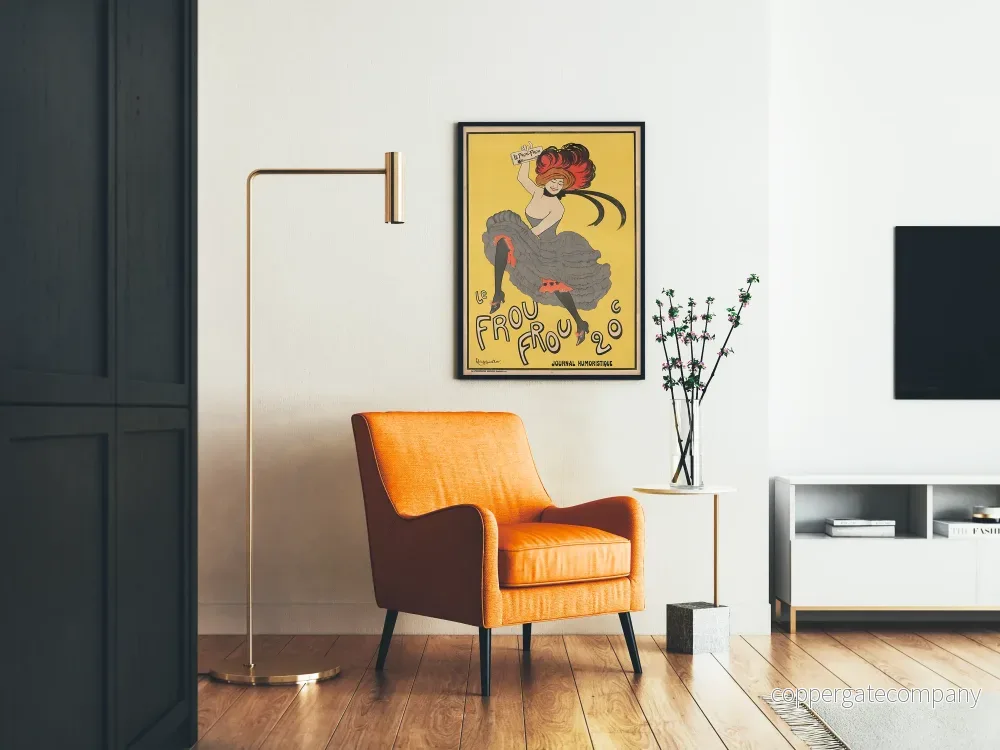 Vintageposter Le Frou-Frou konstnärlig väggdekoration - Bild 2