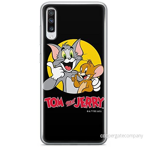 ERT GROUP mobiltelefonfodral för Samsung A70 originalt och officiellt licensierat Tom and Jerry mönster 013 optimalt anpassad till formen på mobiltelefonen, fodral tillverkad av TPU plast 5904805273070