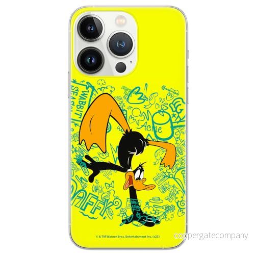 ERT GROUP mobiltelefonfodral för Iphone 13 PRO MAX originalt och officiellt licensierat Looney Tunes mönster Duffy 003 anpassad till formen på mobiltelefonen, fodral tillverkad av TPU plast 5905795131258