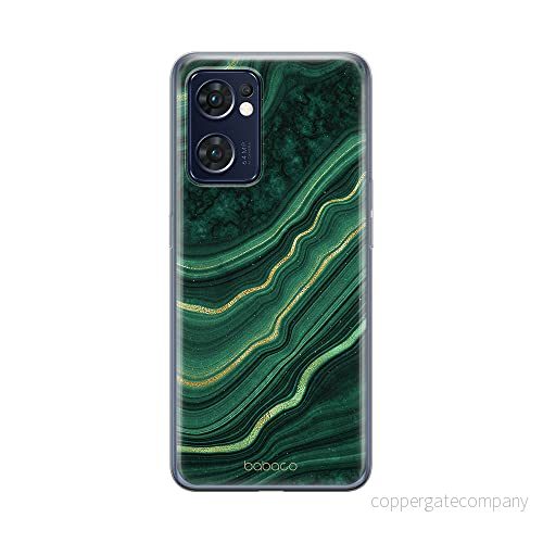 ERT GROUP mobiltelefonfodral för Oppo RENO 7 5G originalt och officiellt licensierat Babaco mönster Marble 002 optimalt anpassad till formen på mobiltelefonen, fodral tillverkad av TPU plast 5905511309824