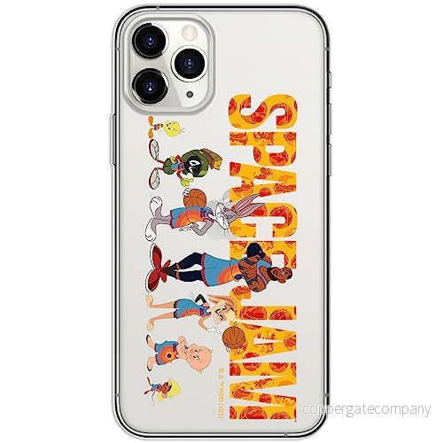 ERT GROUP mobiltelefonfodral för Iphone 11 PRO originalt och officiellt licensierat Looney Tunes mönster Space Jam 006 optimalt anpassad till formen på mobiltelefonen, gedeeltelijk transparant 5905511027049