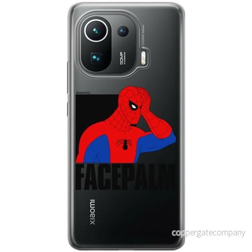 ERT GROUP mobiltelefonfodral för Xiaomi MI 11 PRO originalt och officiellt licensierat Marvel mönster Spider Man 029 optimalt anpassad till formen på mobiltelefonen, gedeeltelijk transparant 5905795005696