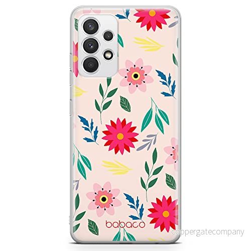 ERT GROUP mobiltelefonfodral för Samsung A32 4G LTE originalt och officiellt licensierat Babaco mönster Flowers 010 optimalt anpassad till formen på mobiltelefonen, fodral tillverkad av TPU plast 5903932585940