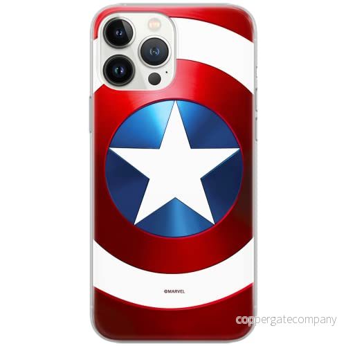 ERT GROUP mobiltelefonfodral för Huawei P30 originalt och officiellt licensierat Marvel mönster Captain America 025 Vit optimalt anpassad till formen på mobiltelefonen, fodral tillverkad av TPU plast 5902980241983