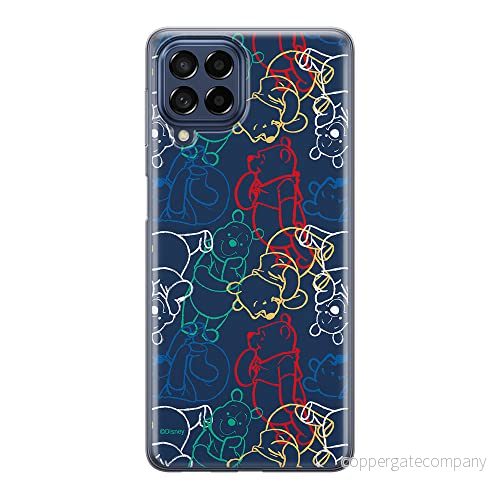 ERT GROUP mobiltelefonfodral för Samsung M53 5G originalt och officiellt licensierat Disney mönster Winnie the Pooh & Friends 007 anpassad till formen på mobiltelefonen, fodral tillverkad av TPU plast 5905511378707