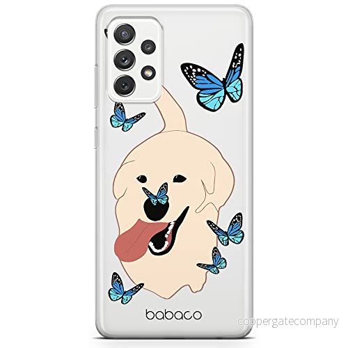 ERT GROUP mobiltelefonfodral för Samsung A33 5G originalt och officiellt licensierat Babaco mönster Dogs 011 Vit optimalt anpassad till formen på mobiltelefonen, gedeeltelijk transparant 5905131006127