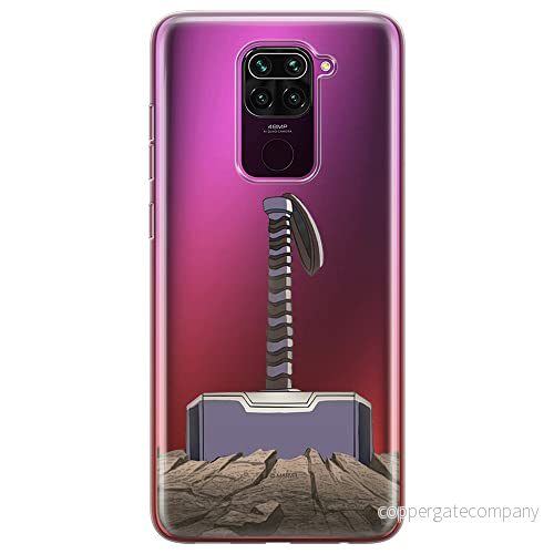 ERT GROUP mobiltelefonfodral för Xiaomi REDMI NOTE 9 originalt och officiellt licensierat Marvel mönster Thor 002 optimalt anpassad till formen på mobiltelefonen, gedeeltelijk transparant 5903040330326