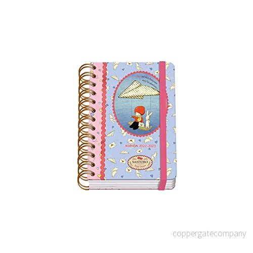 DOHE Skolagenda A6 D/P Santoro "Poppi Loves" Messenger, Lila, 51176 8421938511765