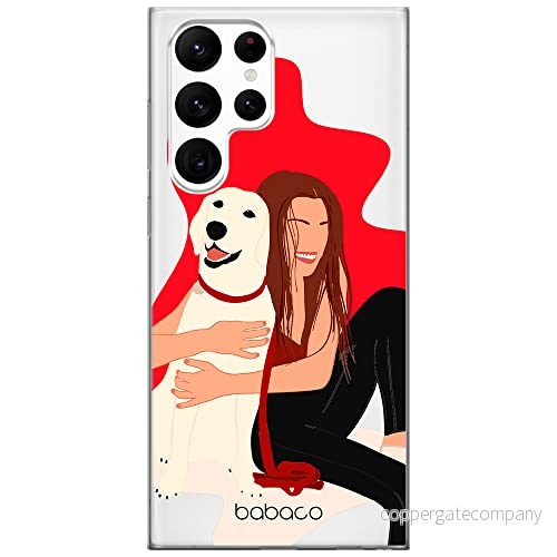 ERT GROUP mobiltelefonfodral för Samsung S22 ULTRA originalt och officiellt licensierat Babaco mönster Dogs 006 optimalt anpassad till formen på mobiltelefonen, gedeeltelijk transparant 5905131011954