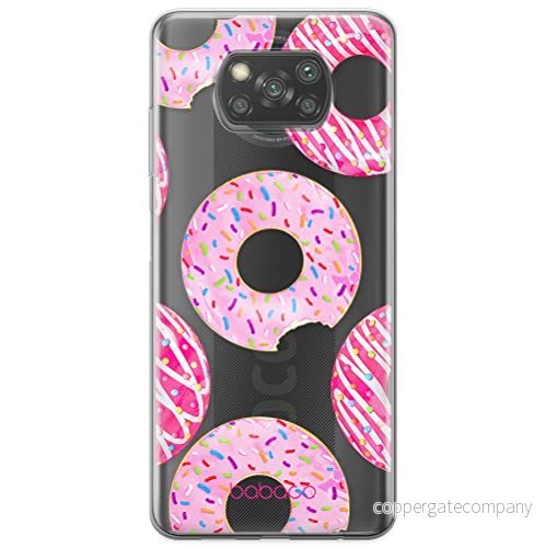 ERT GROUP mobiltelefonfodral för Xiaomi POCOPHONE X3 originalt och officiellt licensierat Babaco mönster Donut 002 optimalt anpassad till formen på mobiltelefonen, gedeeltelijk transparant 5903537123691