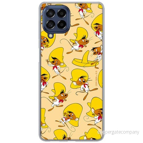 ERT GROUP mobiltelefonfodral för Samsung M33 5G originalt och officiellt licensierat Looney Tunes mönster Speedy Gonzales 001 anpassad till formen på mobiltelefonen, fodral tillverkad av TPU plast 5905511645236