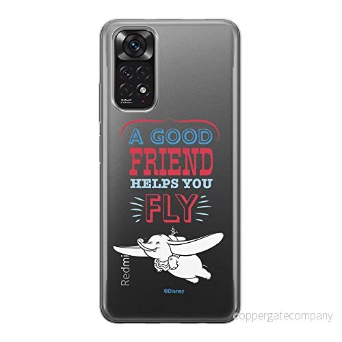 ERT GROUP mobiltelefonfodral för Xiaomi REDMI NOTE 11S 4G / 11 originalt och officiellt licensierat Disney mönster Dumbo 004, gedeeltelijk transparant 5905511558635