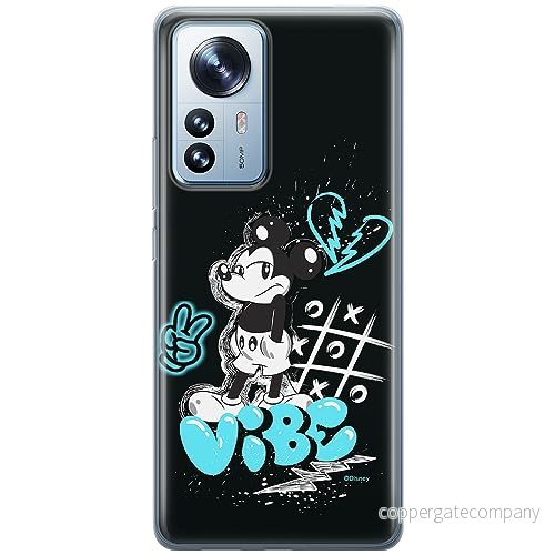 ERT GROUP mobiltelefonfodral för Xiaomi 12 / 12X originalt och officiellt licensierat Disney mönster Mickey 051 optimalt anpassad till formen på mobiltelefonen, fodral tillverkad av TPU plast 5905795033583