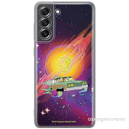 ERT GROUP mobiltelefonfodral för Samsung S21 FE originalt och officiellt licensierat Rick and Morty mönster & 046 anpassad till formen på mobiltelefonen, fodral tillverkad av TPU plast 5905795050146