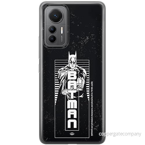 ERT GROUP mobiltelefonfodral för Xiaomi 12 LITE originalt och officiellt licensierat DC mönster Batman 041 optimalt anpassad till formen på mobiltelefonen, fodral tillverkad av TPU plast 5905795059392