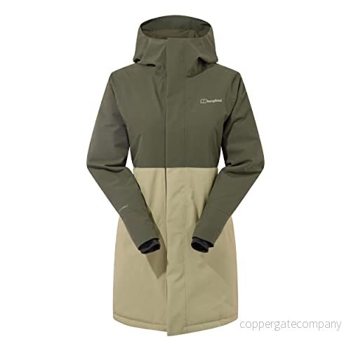 Berghaus kvinnors Hinderwick isolerad vattentät jacka, hållbar, andningsbar regnrock 5054773499450