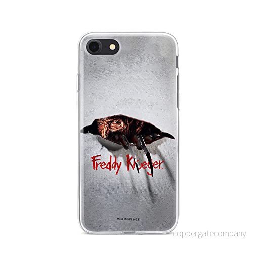 ERT GROUP mobiltelefonfodral för Iphone 7/8/ SE 2/ 3 originalt och officiellt licensierat Horror mönster Nightmare of Elm Street 008, fodral tillverkad av TPU plast 5905511087852